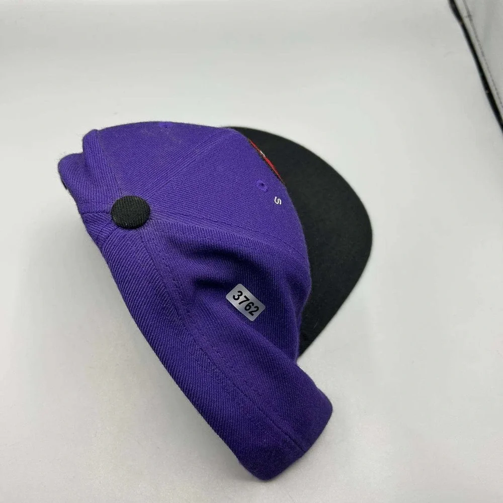 Toronto Raptors Hat Men Big Logo Embroidered Mitchell & Ness Snap‎ Back Cap